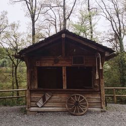 Built structure with trees in background