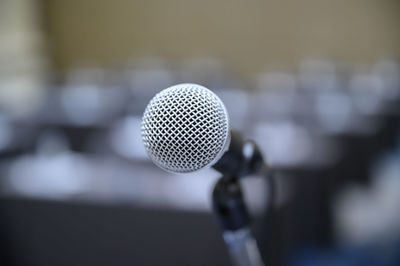 Close-up of lighting equipment