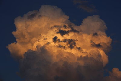 Low angle view of dramatic sky