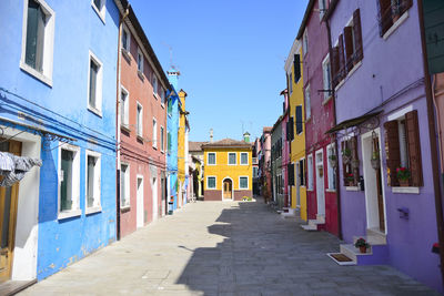 View of residential buildings