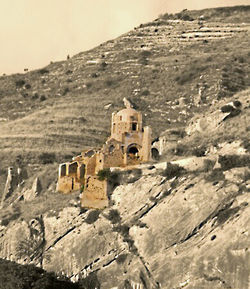 Old ruins against sky