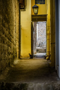 Entrance of old building