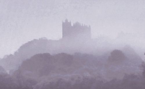 View of foggy weather