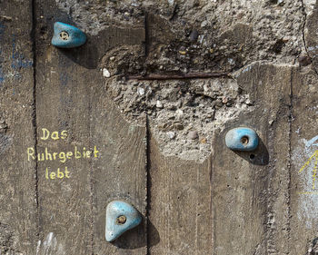 Full frame shot of rusty metal door