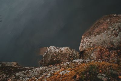 Rock formations against sky