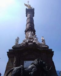 Low angle view of statue