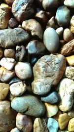 Full frame of stones