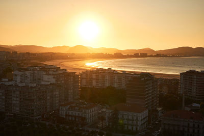 Laredo beach in summer