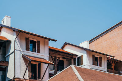 Low angle view of building against sky