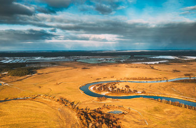 Scenic view of landscape against sky