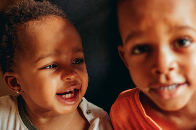 Portrait of smiling boy