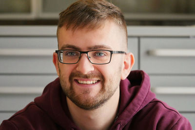 Portrait of smiling young man