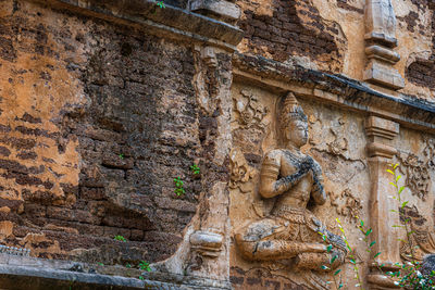 View of buddha statue