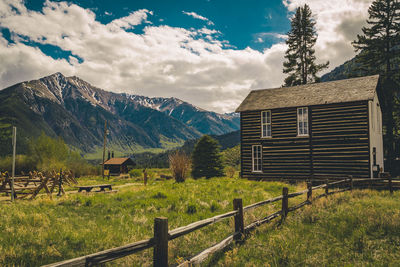 Mountain view, panorama, rocky mountains