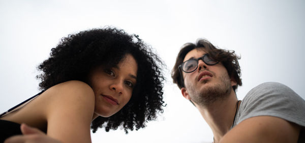 Portrait of young couple