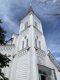 Low angle view of building against sky