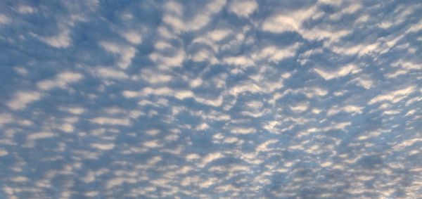 Low angle view of clouds in sky