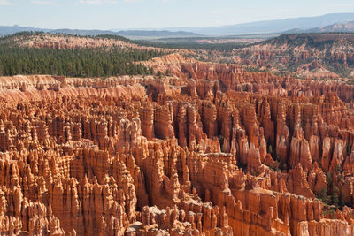 View of rock formation