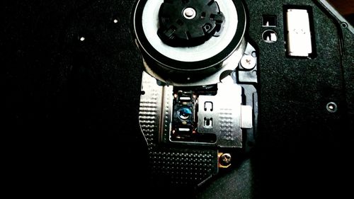 High angle view of camera