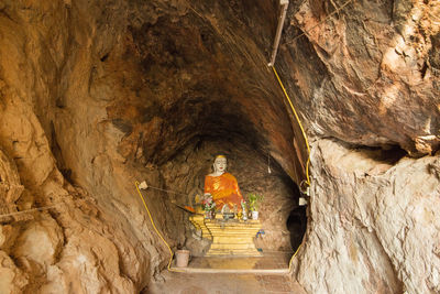 Rock formations at temple