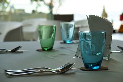 Close-up of drink on table