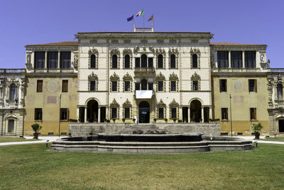 Low angle view of historical building