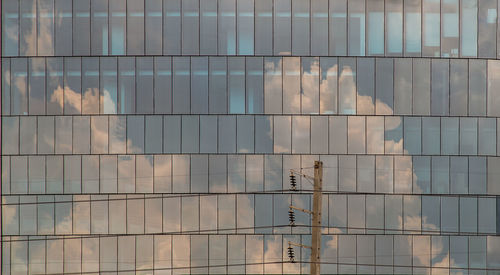 Full frame shot of glass window