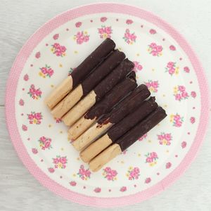 High angle view of ice cream in plate