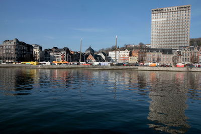 Buildings at waterfront