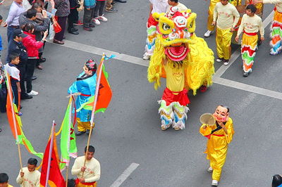 Group of people in traditional clothing