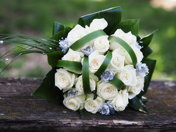 Close-up of rose bouquet