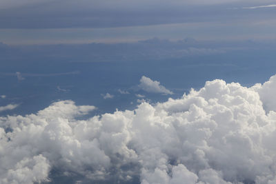 Low angle view of clouds in sky