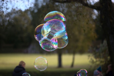 Soap bubbles in