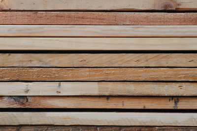 Full frame shot of wooden planks