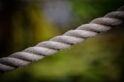 Close-up of rope outdoors