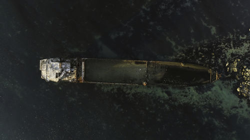 High angle view of water