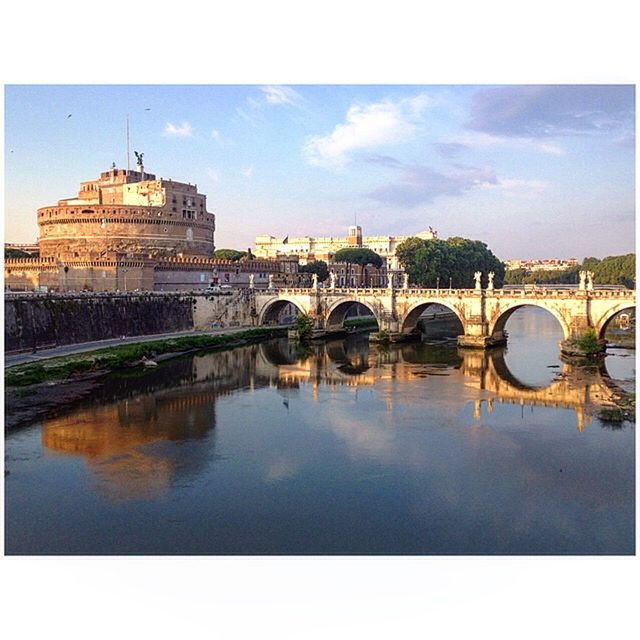 Roma persa nel tramonto