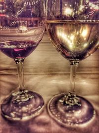 Close-up of food on table
