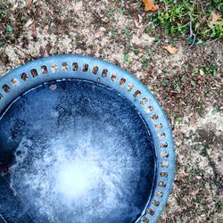 Close-up of object on wall