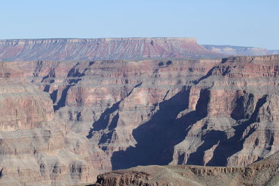 Scenic view of rocky mountains at grand canyon national park