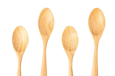 Close-up of wooden structure against white background