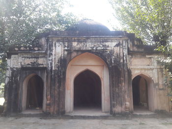 View of old building