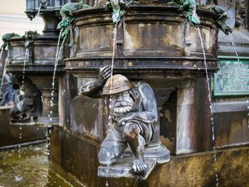 Close-up of built structure