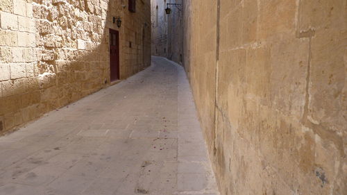 Corridor of historic building