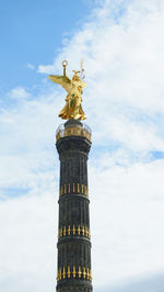 Low angle view of statue