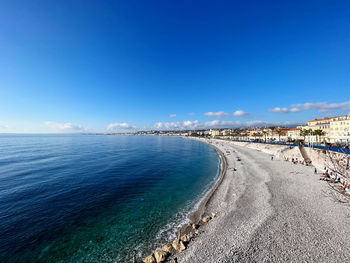 Mediterranean beach - nice, france 