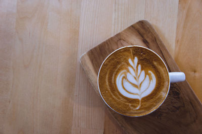 Close-up of coffee on table