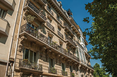 Low angle view of building against sky