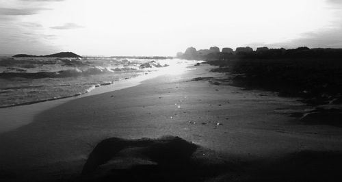 Scenic view of beach