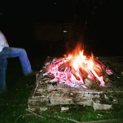 Bonfire at night